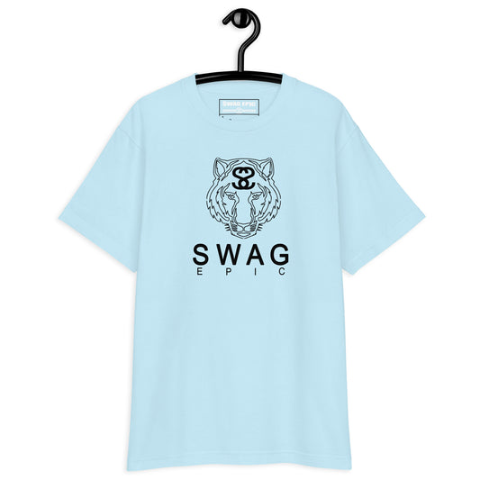 "TIGER FACE" (LIGHT BLUE) DELUXE T-SHIRT
