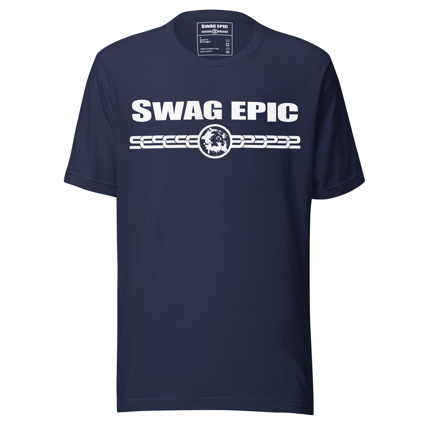 "ORIGINAL SWAG" (NAVY BLUE) MEN'S PREMIUM LUX T-SHIRT