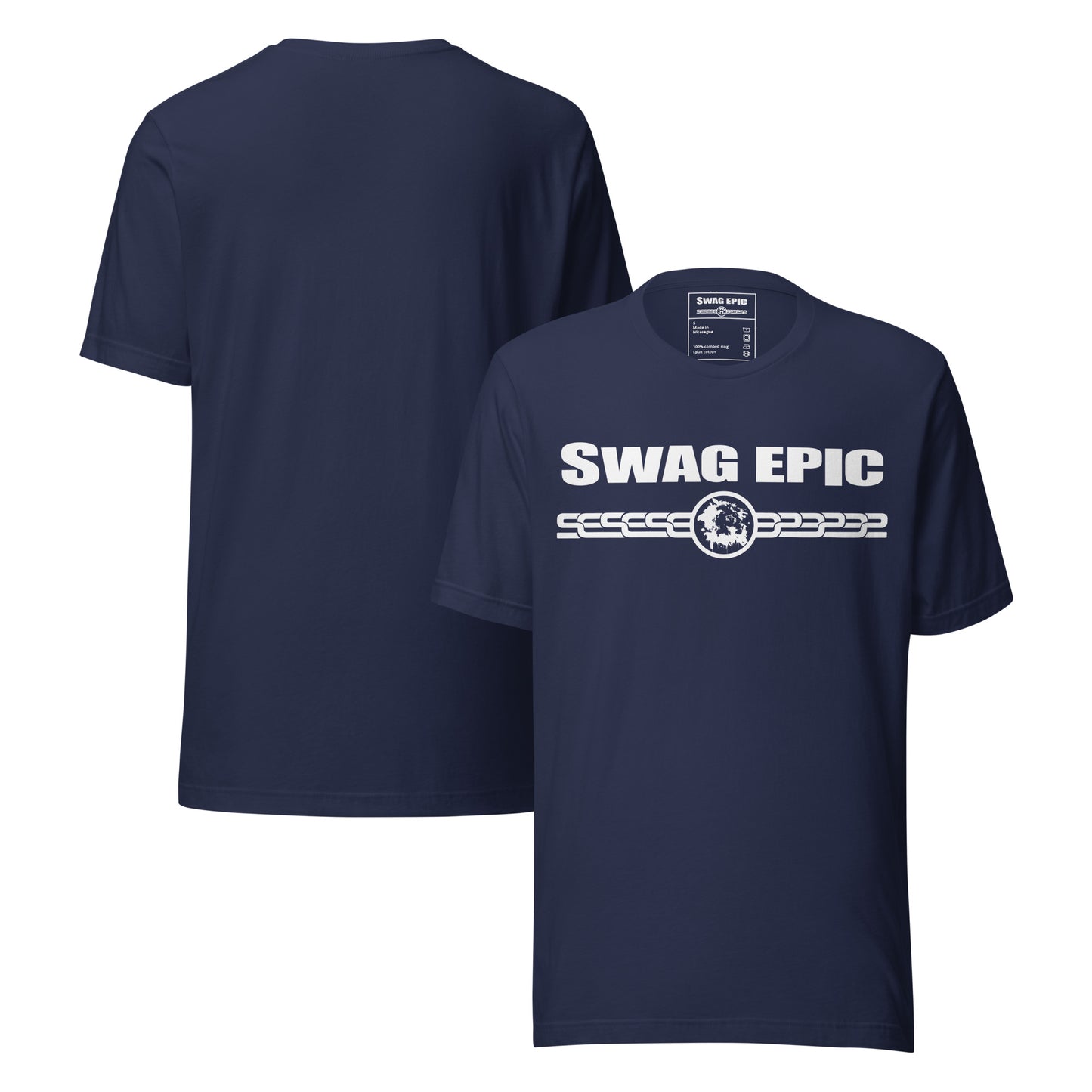 "ORIGINAL SWAG" (NAVY BLUE) MEN'S PREMIUM LUX T-SHIRT
