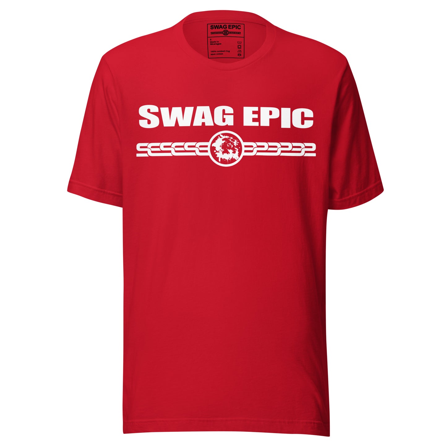"ORIGINAL SWAG" (RED) MEN'S PREMIUM LUX T-SHIRT