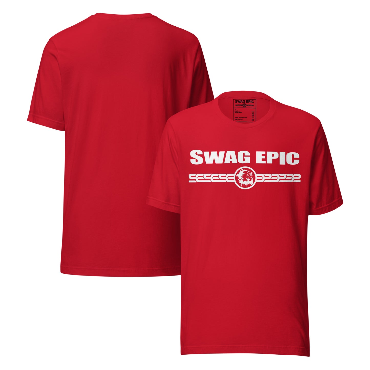 "ORIGINAL SWAG" (RED) MEN'S PREMIUM LUX T-SHIRT