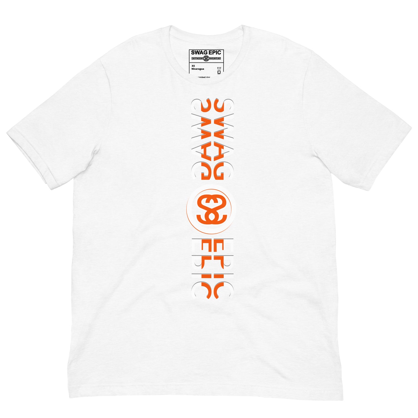 "SWAG IN COLOR" (WHITE) PREMIUM LUXURY T-SHIRT