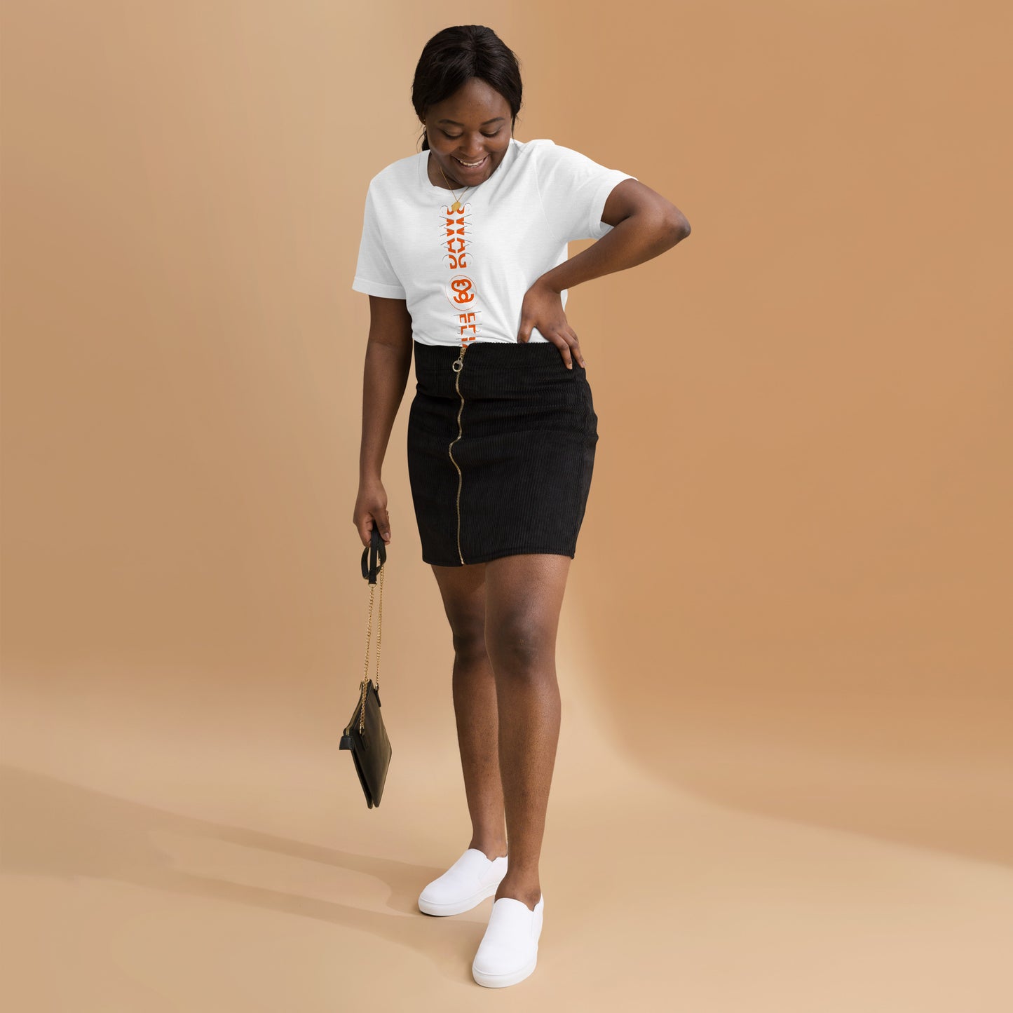 "SWAG IN COLOR" (WHITE) PREMIUM LUXURY T-SHIRT