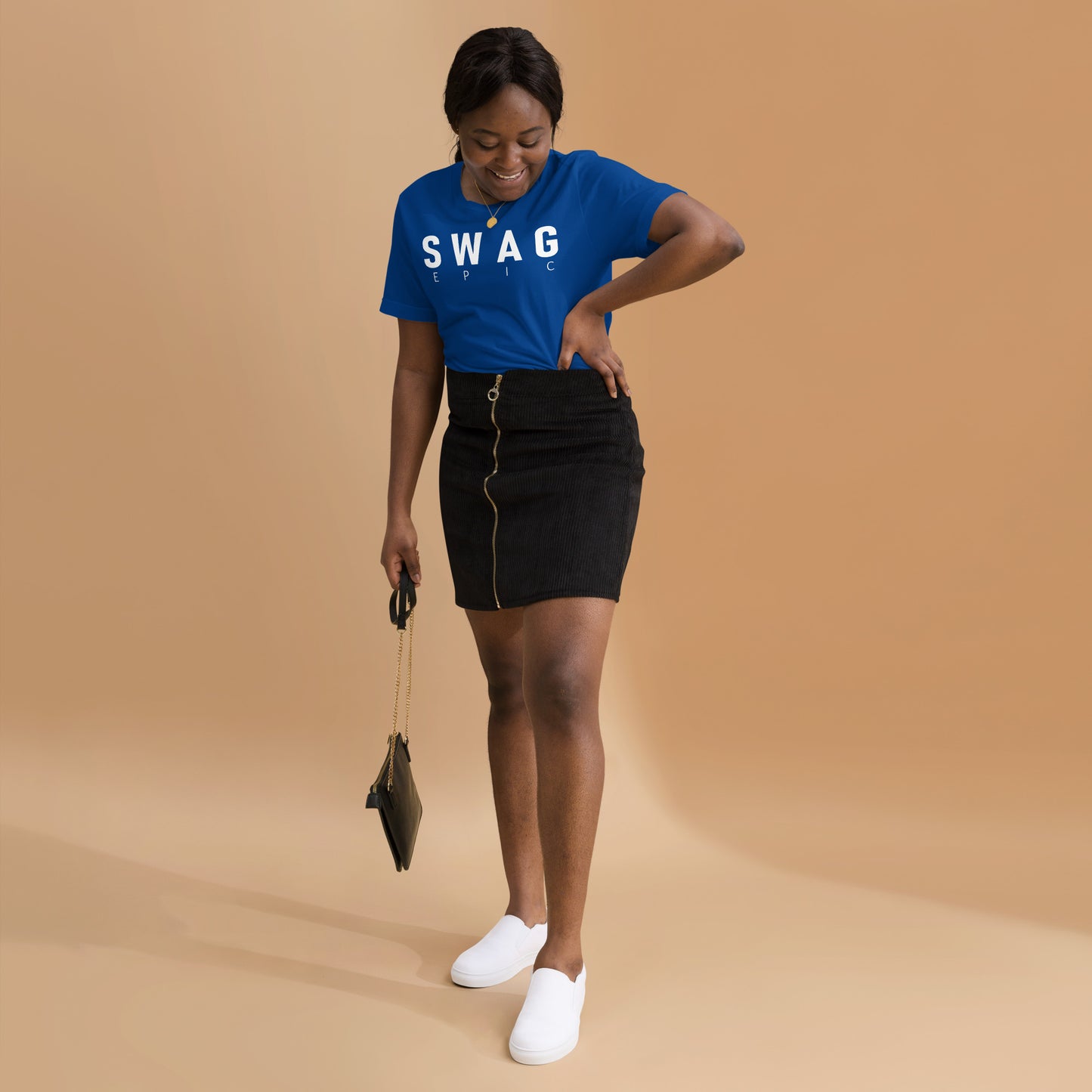 "SWAG EPIC" (BLUE) LUXURY T-SHIRT